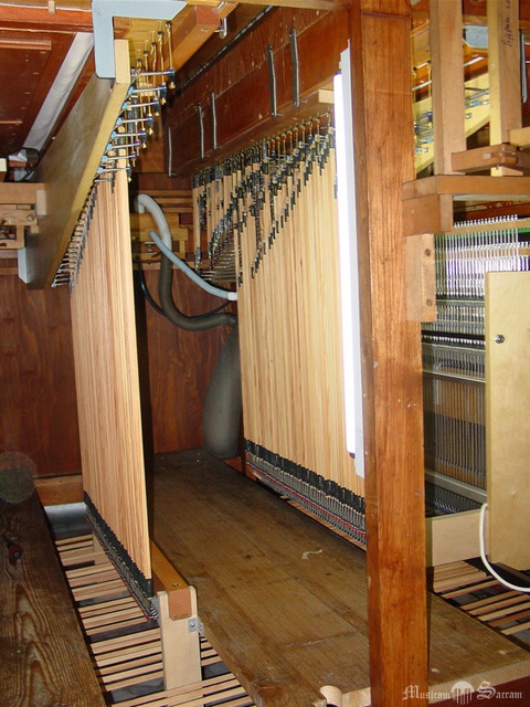 Wnętrze szafy organowej