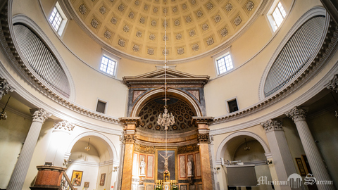 Po lewej sekcje manuału II i pedału, po prawej sekcja manuału III