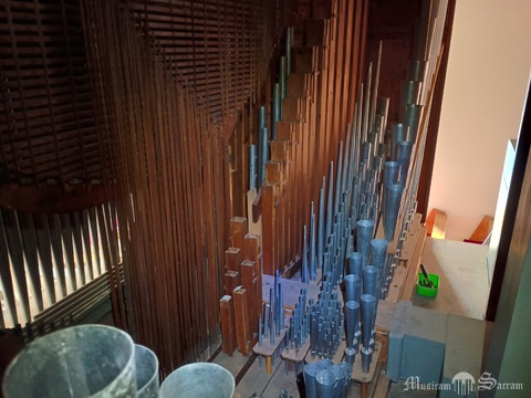 Traktura manuału II oraz sekcja manuału I