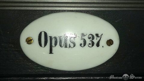 Tabliczka z numerem opus