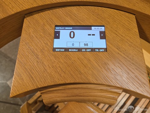 Panel obsługi setzera
