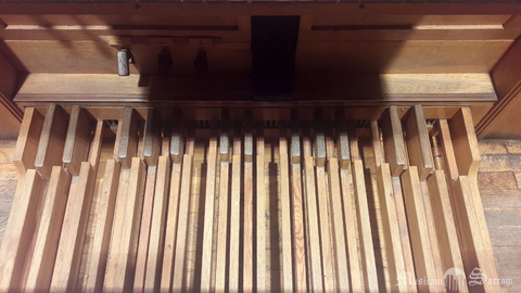 Klawiatura pedałowa i dźwignie nożne