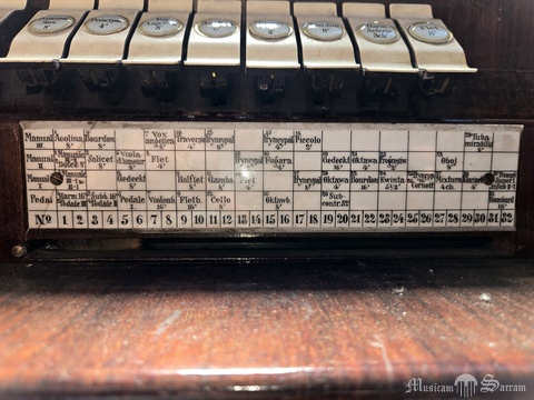 Wskaźnik crescendo w dawnym stole gry