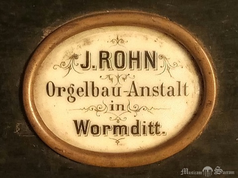 Tabliczka organmistrza