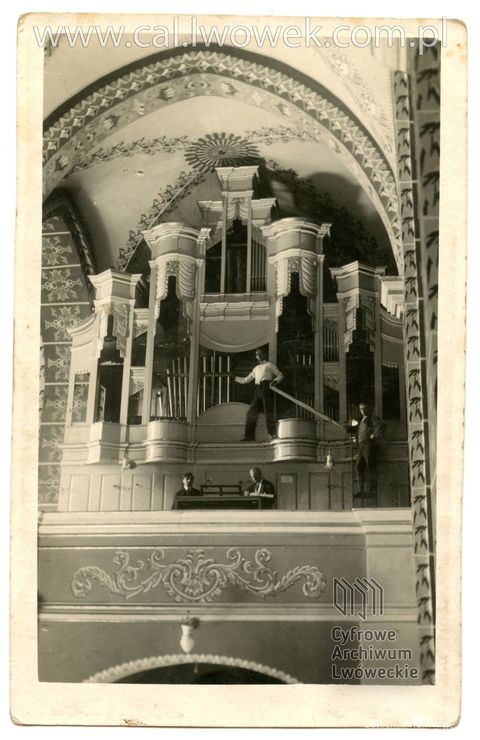 Zdjęcie archiwalne z okresu przebudowy organów